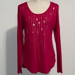 Apt. 9 Long Sleeved Crewneck Top